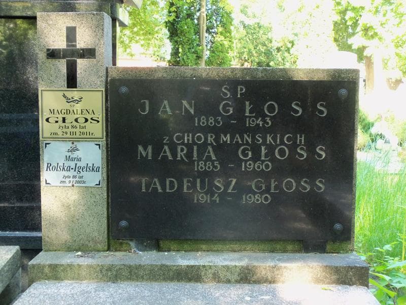 Zdjęcie grobu Jan Głoss (2)