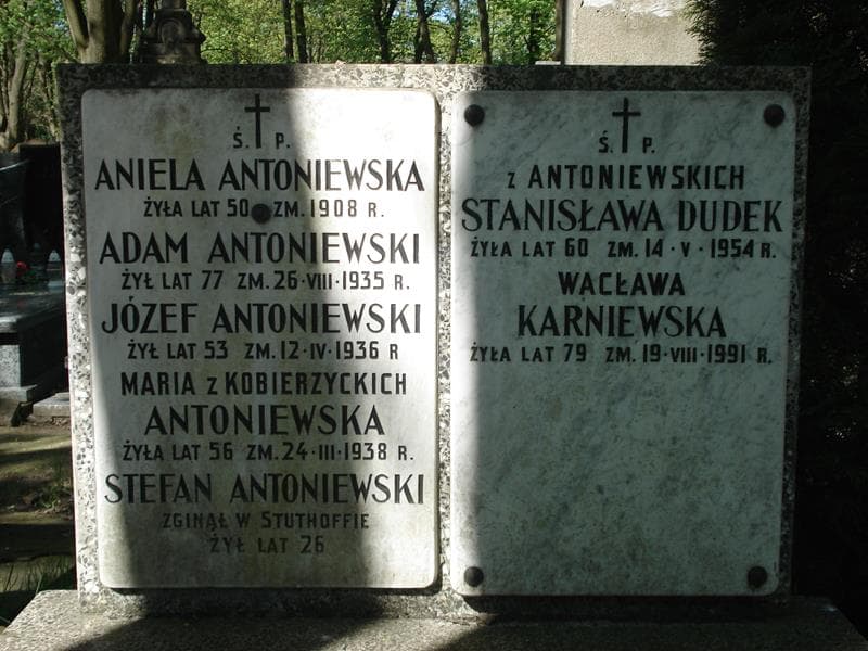 Zdjęcie grobu Stefan Antoniewski (1)