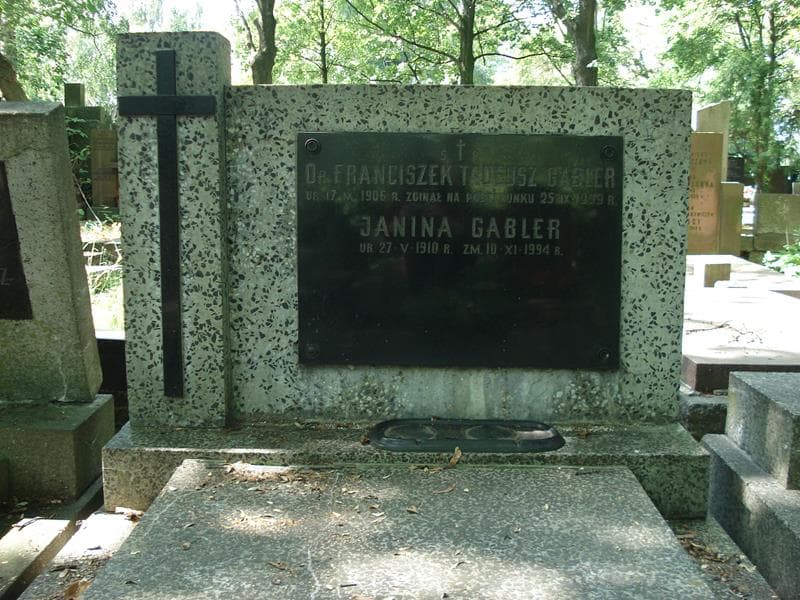Zdjęcie grobu Franciszek Tadeusz Gabler (2)
