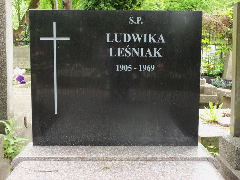 Zdjęcie grobu Ludwika Leśniak (2)