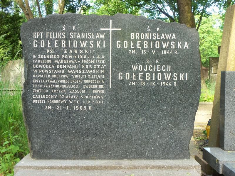 Zdjęcie grobu Feliks Stanisław Gołębiowski (2)