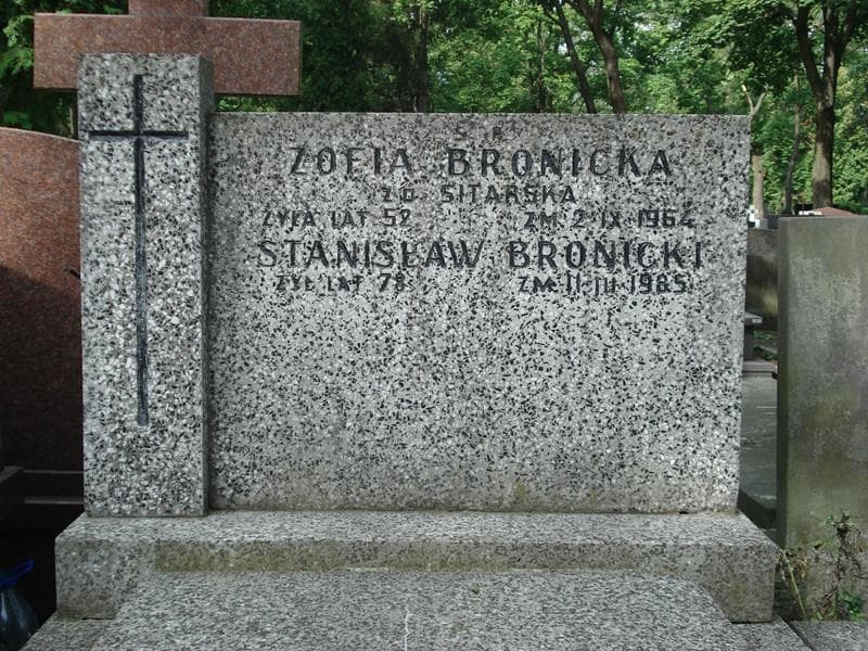 Zdjęcie grobu Zofia Bronicka (2)