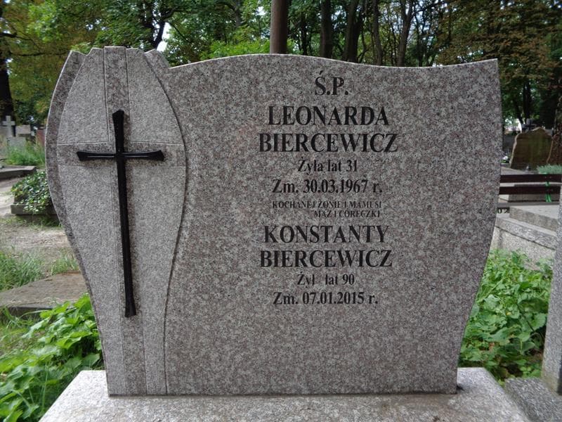 Zdjęcie grobu Konstanty Biercewicz (2)
