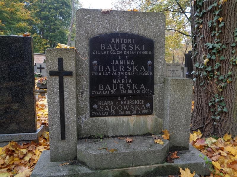 Zdjęcie grobu Maria Baurska (2)