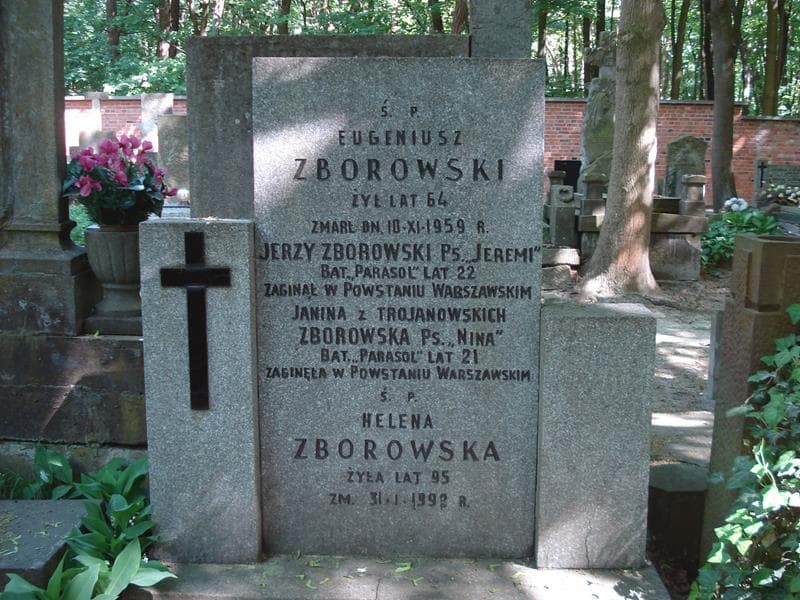 Zdjęcie grobu Janina Zborowska (1)