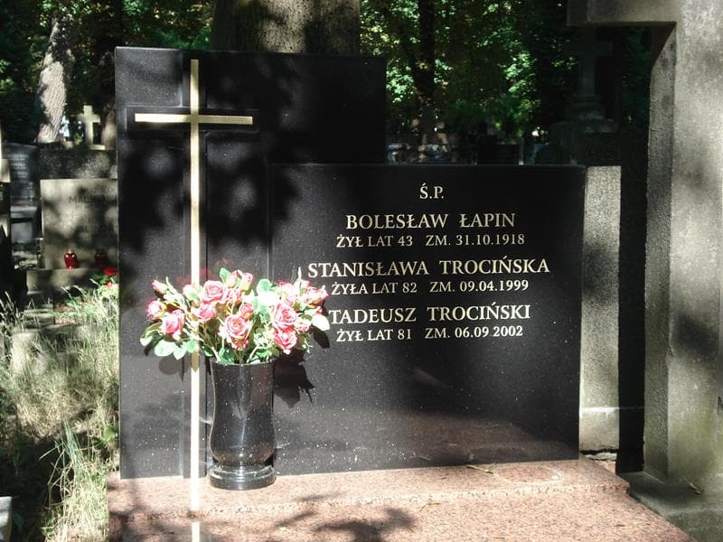 Zdjęcie grobu Tadeusz Trociński (1)