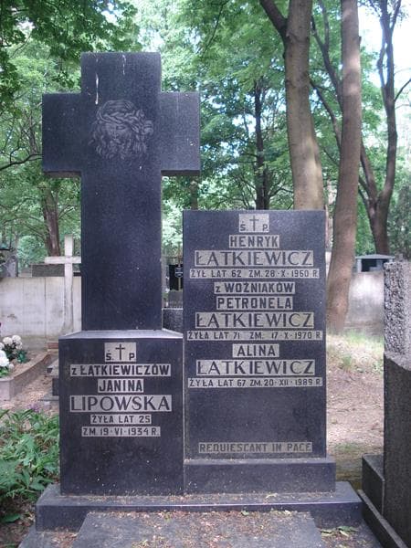 Zdjęcie grobu Janina Lipowska (1)