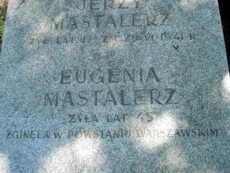 Zdjęcie grobu Eugenia Mastalerz (2)