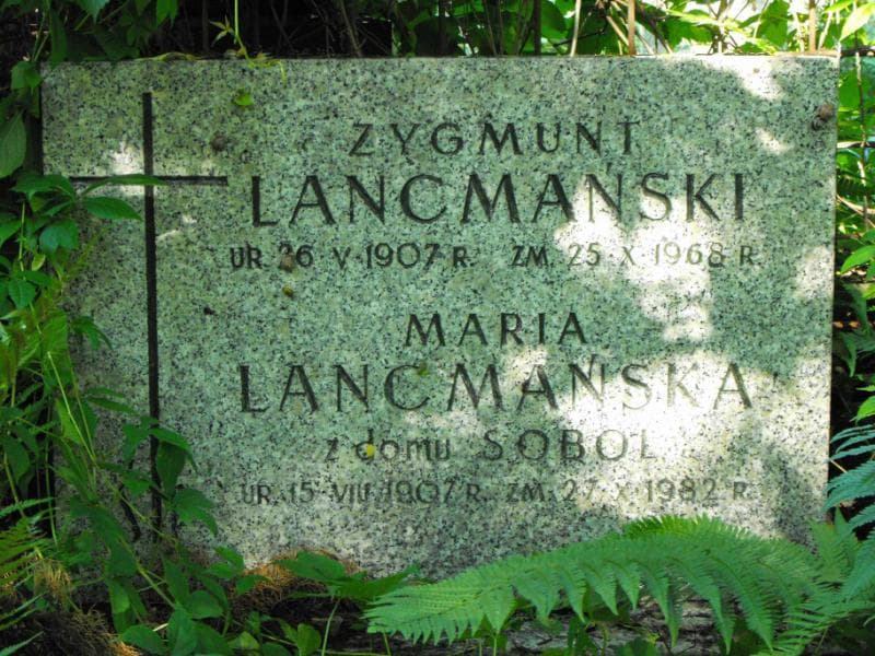 Zdjęcie grobu Maria Lancmańska (2)