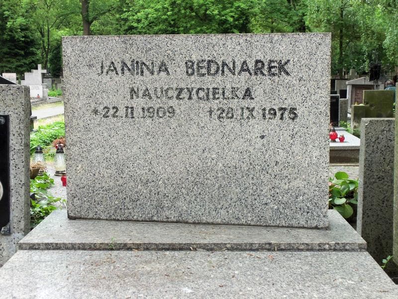 Zdjęcie grobu Janina Bednarek (2)