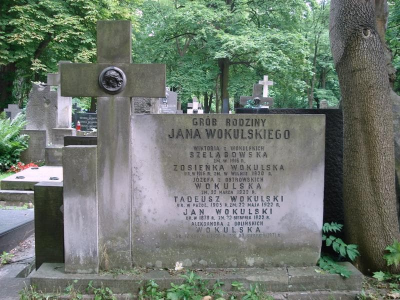 Zdjęcie grobu Aleksandra Wokulska (2)
