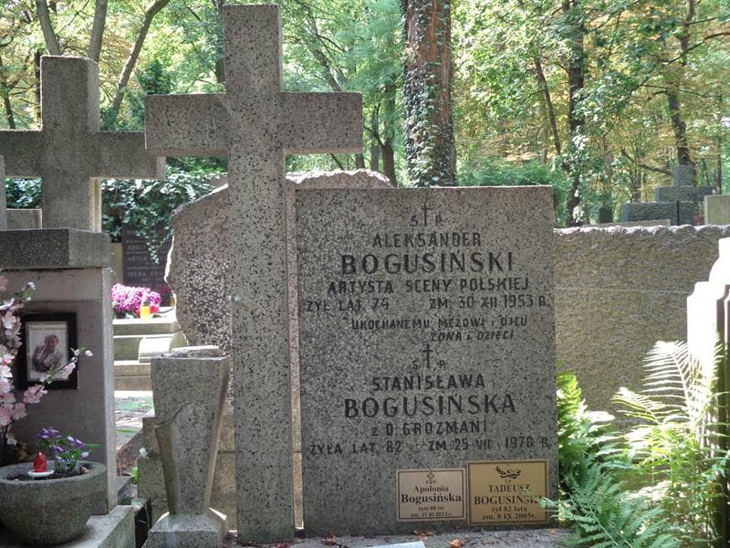 Zdjęcie grobu Aleksander Bogusiński (2)