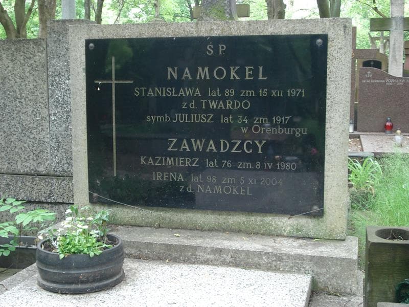 Zdjęcie grobu Stanisława Namokel (2)