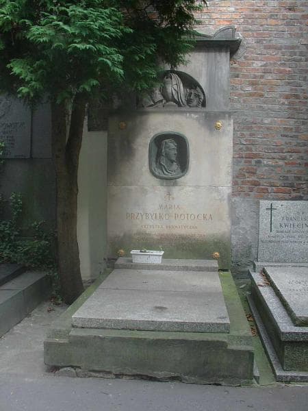 Zdjęcie grobu Maria Przybyłko-Potocka (4)