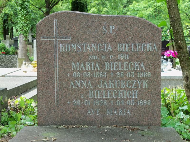 Zdjęcie grobu Konstancja Bielecka (2)