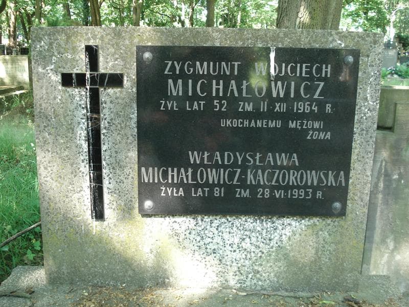 Zdjęcie grobu Władysława Michałowicz - Kaczorowska (1)