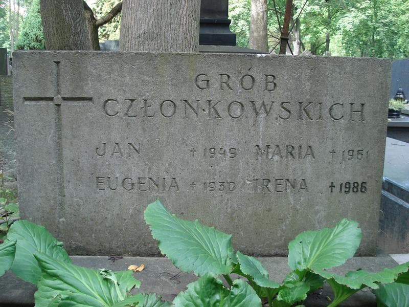 Zdjęcie grobu Maria Członkowska (2)