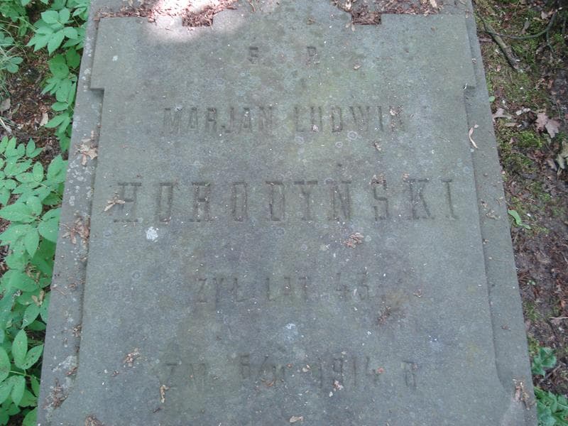 Zdjęcie grobu Marjan Ludwik Horodyński (2)