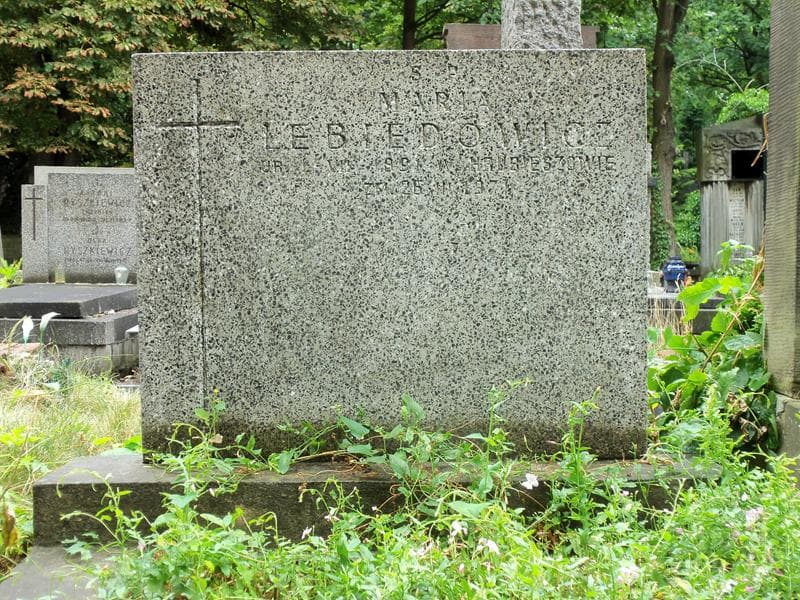 Zdjęcie grobu Maria Lebiedowicz (2)