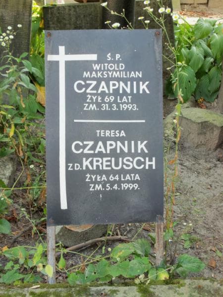 Zdjęcie grobu Witold Maksymilian Czapnik (2)