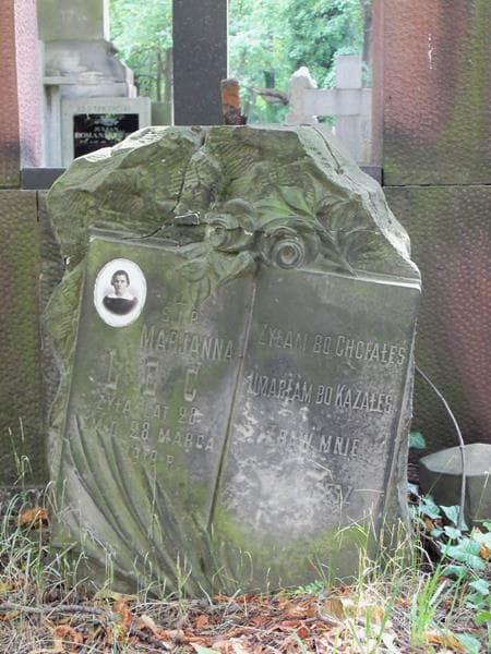 Zdjęcie grobu Marjanna Lec (2)