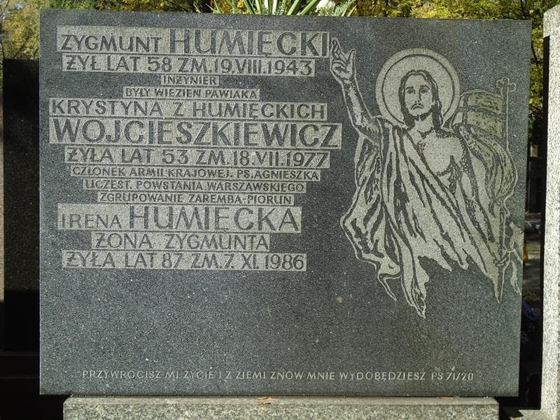 Zdjęcie grobu Irena Humięcka (2)