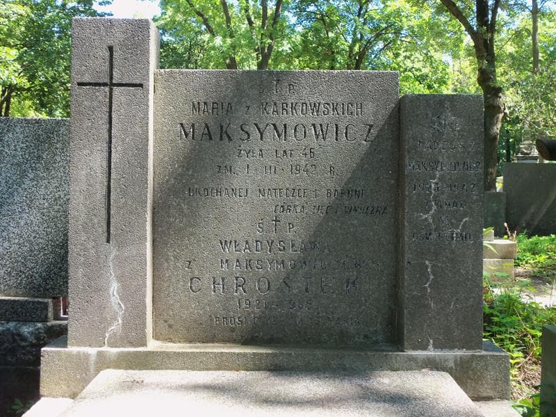 Zdjęcie grobu Maria Maksymowicz (2)