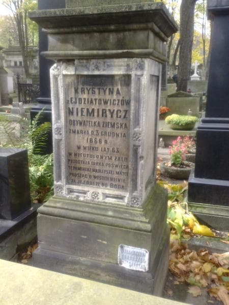 Zdjęcie grobu Krystyna Niemirycz (2)