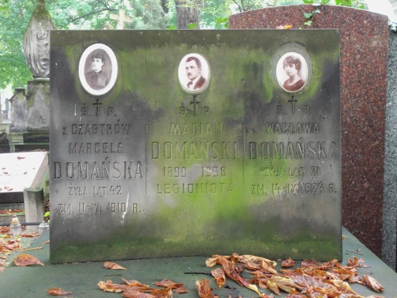 Zdjęcie grobu Wacława Domańska (2)