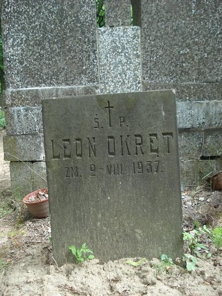 Zdjęcie grobu Leon Okręt (1)
