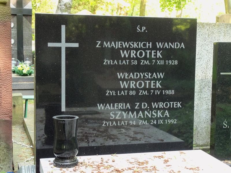 Zdjęcie grobu Wanda Wrotek (2)