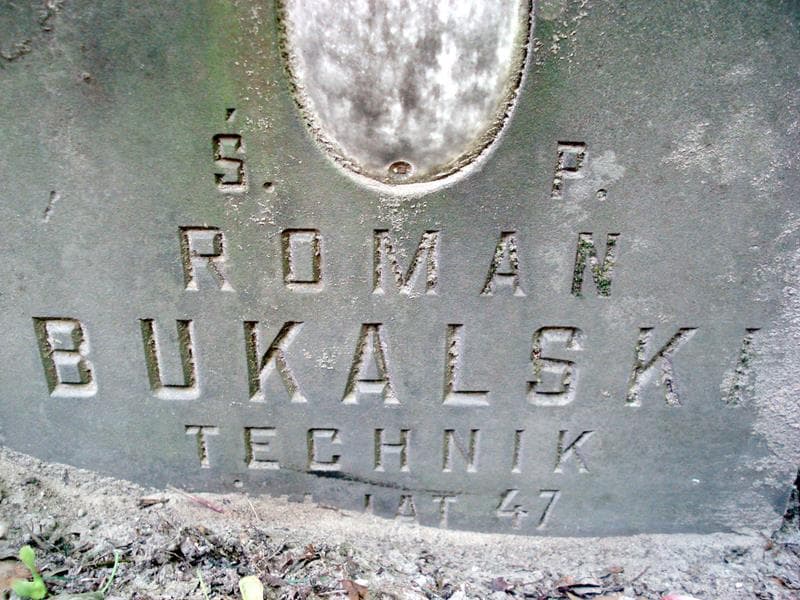 Zdjęcie grobu Roman Bukalski (2)