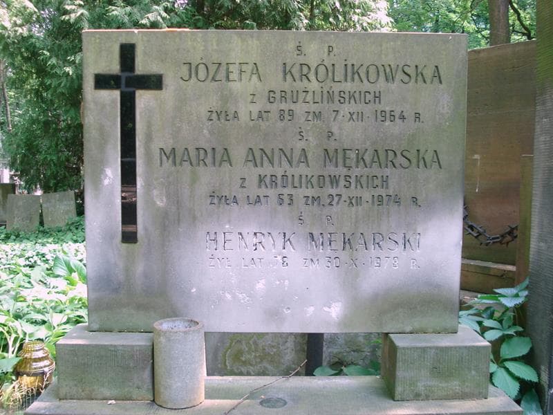 Zdjęcie grobu Józefa Królikowska (2)