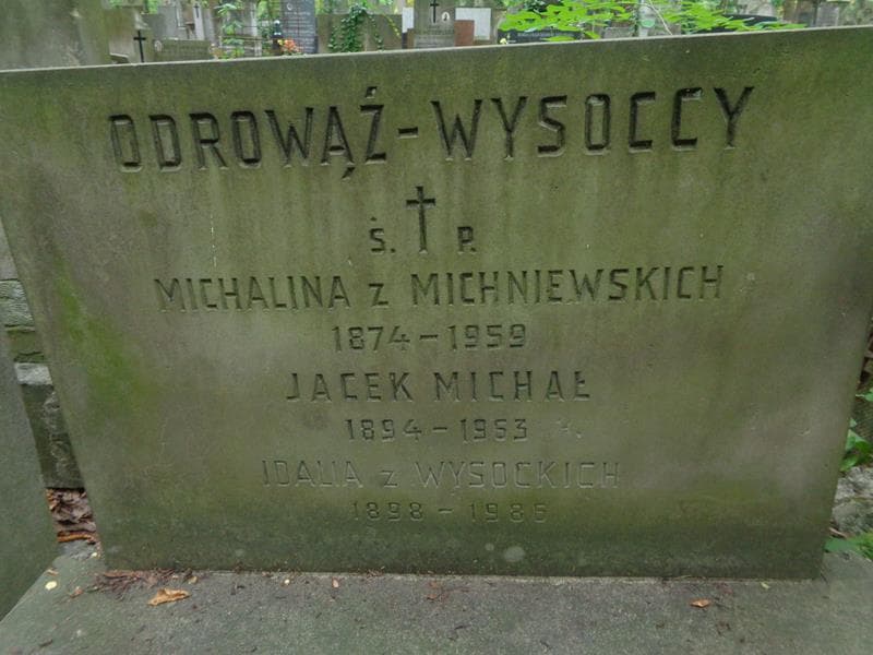 Zdjęcie grobu Jacek Michał Odrowąż-Wysocki (2)