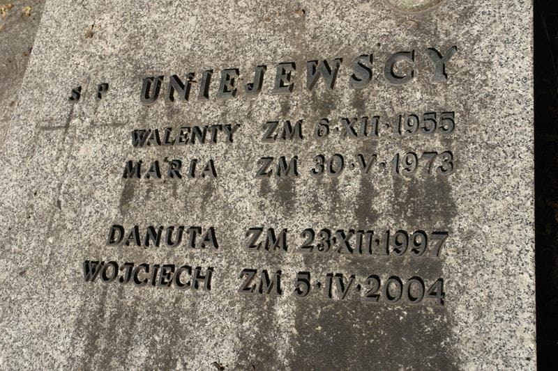 Zdjęcie grobu Maria Uniejewska (2)