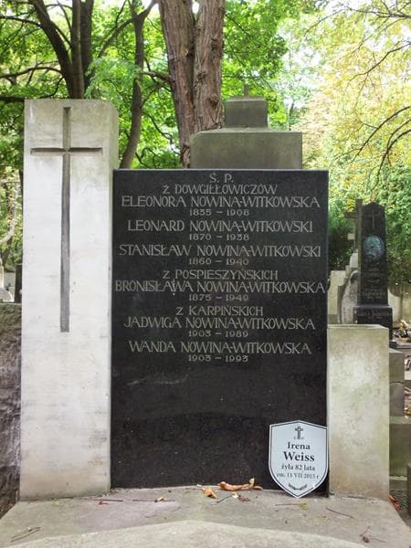 Zdjęcie grobu Bronisława Nowina-Witkowska (2)