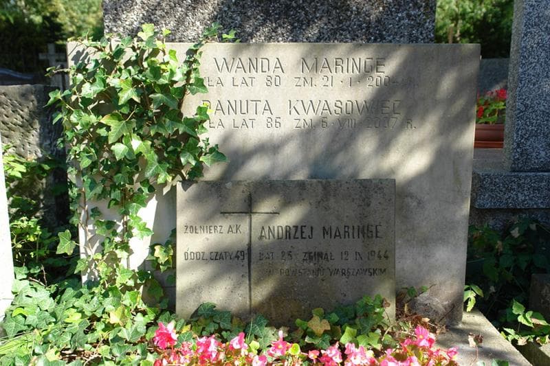 Zdjęcie grobu Wanda Maringe (2)