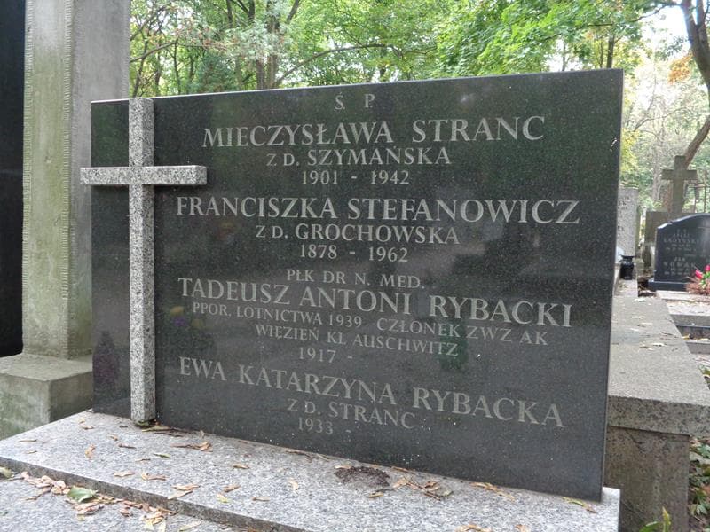 Zdjęcie grobu Mieczysława Stranc (2)