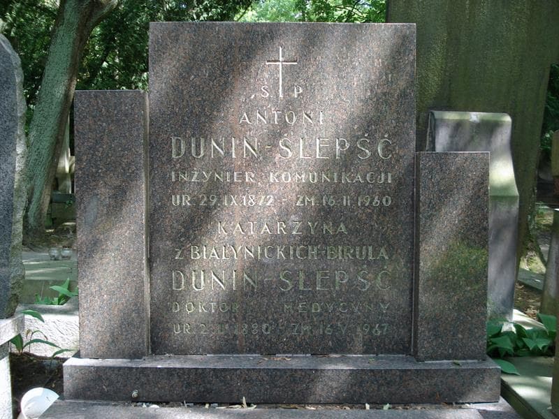 Zdjęcie grobu Antoni Dunin-Ślepść (2)