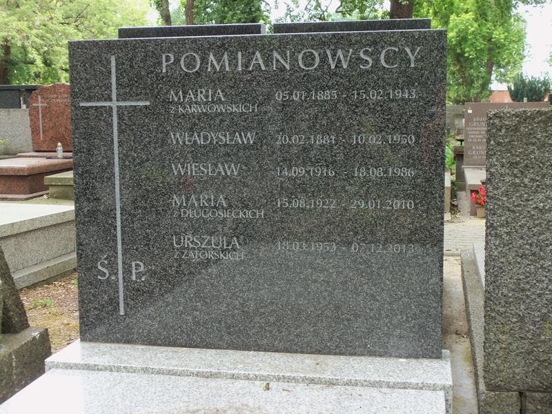 Zdjęcie grobu Władysław Pomianowski (2)