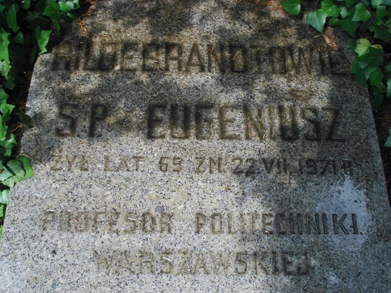 Zdjęcie grobu Eugeniusz Hildebrandt (2)