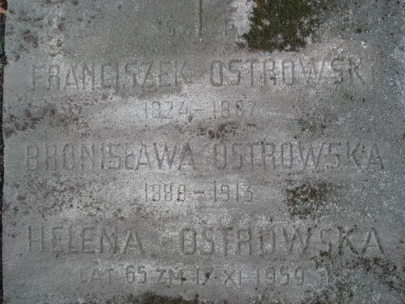 Zdjęcie grobu Franciszek Ostrowski (2)