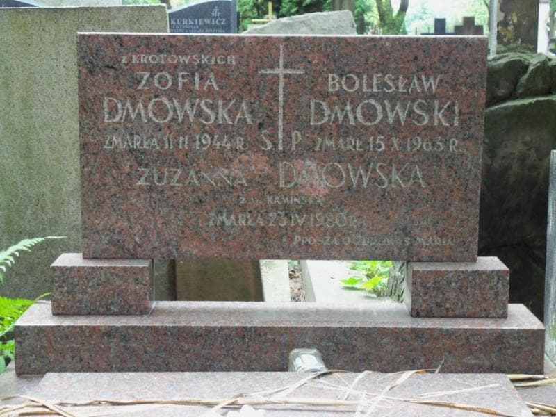 Zdjęcie grobu Zuzanna Dmowska (2)