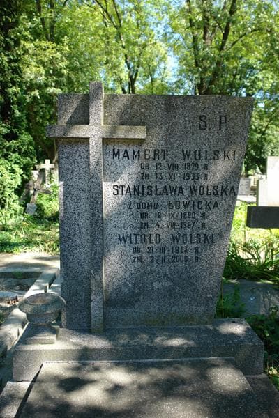 Zdjęcie grobu Witold Wolski (2)