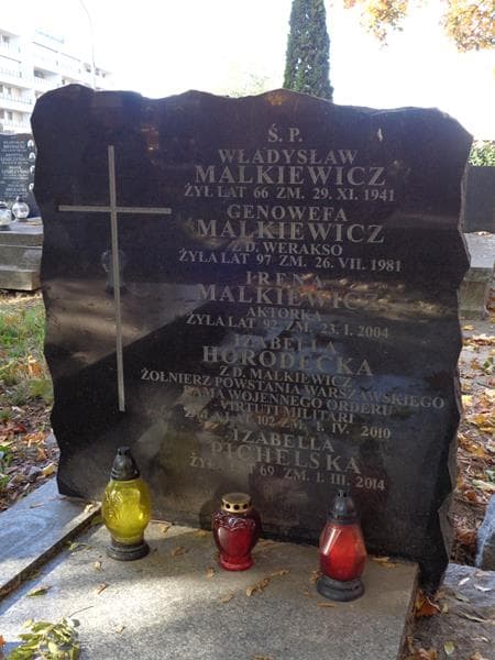 Zdjęcie grobu Irena Malkiewicz (2)