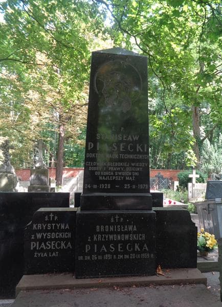 Zdjęcie grobu Bronisława Piasecka (2)
