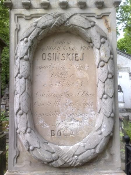 Zdjęcie grobu Rozalia Osińska (2)