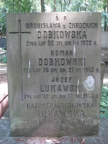 Zdjęcie grobu Bronisława Dobkowska (1)