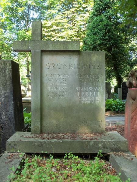 Zdjęcie grobu Stanisława Lebelt (2)