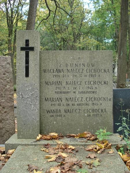 Zdjęcie grobu Wacława Nałęcz Cichocka (2)